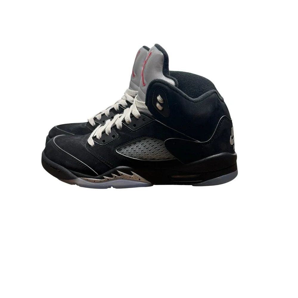 Nike Air Jordan 5 Retro OG Black Metallic Size 6.5Y (8 W) 2025 GS Reimagined
